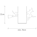Pikkukuva 5 / 5: Metal Bookend Kitap tutucu 3 - musta