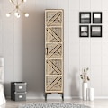 Miniatyrbillede 2 af 8: Garderobe Kumsal P - Valnød, Creme