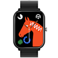Miniatyrbillede 4 af 4: Trainermate 2 Smartwatch med rektangulær urskive Sort