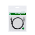 Miniatyrbild 5 av 8: Platt RJ45 Ethernet Cat. LAN patch sladd. 6 0,5m svart
