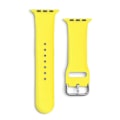 Pikkukuva 1 / 8: Silikonihihna APS keltainen Apple Watch 2-9/SE 38/40/41mm