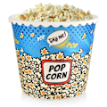 Miniatyrbillede 1 af 6: Popcornskål til filmaftener, genanvendelig 2,3 liter