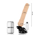 Pikkukuva 3 / 6: Basecock - Realistic Vibrator Remote Control Flesh 19,5 cm -O- 4 cm