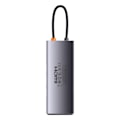 Pikkukuva 3 / 9: StarJoy HUB 8in1 USB-C 3xUSB HDMI RJ45 SD ja TF-kortinlukija PD harmaa