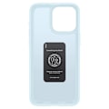 Miniatyrbillede 3 af 9: Beskyttelsescover til iPhone 15 Pro Max Thin Fit lyseblå