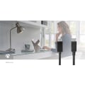 Pikkukuva 3 / 4: DisplayPort kaapeli | DisplayPort uros | HDMI™ liitin | 4K@60Hz | Niklattu | 2.00 m | Pyöreä | PVC | Musta | Muovipussi