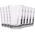 Miniatyrbillede 1 af 7: Sæt med 8 glas 200 ml: Tykt glas, Imponerende dekoration