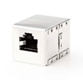 Miniatyrbillede 1 af 4: Netværkskobling | CAT6 | Skærmet | RJ45 Hun | RJ45 Hun | Lige | Metal | Box
