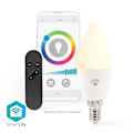 Pikkukuva 5 / 9: SmartLife RGB Lamppu | Wi-Fi | E14 | 470 lm | 4.9 W | Lämpimästä kylmään valkoiseen / RGB | 2700 - 6500 K | Android™ / IOS | Kynttilä | 1 kpl