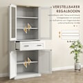 Pikkukuva 7 / 10: Keittiökaappi, korkea kaappi laatikolla, säädettävät hyllyt, keittiön buffet akryyliovilla, 2 kaappiosastoa olohuoneeseen, ruokailuhuoneeseen, 76 x 40