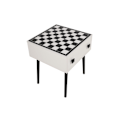 Miniatyrbillede 8 af 9: Skakbord Chesso - Sort, Hvid