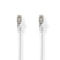 Miniatyrbillede 1 af 3: Cat 8.1 netværkskabel | S/FTP | RJ45 Han | RJ45 Han | 5.00 m | Runde | LSZH | Hvid | Label