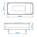 Pikkukuva 3 / 3: Takavalo 6 toimintoa 215x100mm vasemmalla