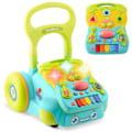 Pikkukuva 1 / 9: Ricokidsin turkoosi 2-in-1 Opi-kävele-vaunu musiikilla RK-744