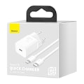 Pikkukuva 5 / 9: Pikalaturi Iphone Super Si 1C 20W Power Delivery + USB-C - Lightning-kaapeli 1m valkoinen