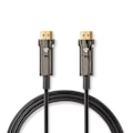Pikkukuva 1 / 4: Aktiivinen Optinen Ultra High Speed HDMI-Kaapeli jossa Ethernet | HDMI™ liitin | HDMI™ liitin | 8K@60Hz | 48 Gbps | 10.0 m | Pyöreä | PVC | Musta | Pa