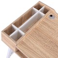 Miniatyrbillede 8 af 10: Skrivebord Med Opbevaringsrum Computer Skrivebord Kontorbord Alsidigt Med Skuffe Bred Bordplade