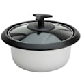 Miniatyrbillede 3 af 9: Riskomfur Mini Keramik 0,6L 300W RK400 Sort