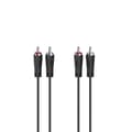 HAMA Cable Audio 2 RCA Plugs - 2 RCA Plugs 0.75m