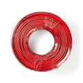 Pikkukuva 2 / 2: Kaiutinkaapeli | 2x 2.50 mm² | CCA | 100.0 m | Pyöreä | PVC | Musta / Punainen | Kääre