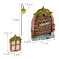Miniatyrbild 4 av 8: Set för älvdörrar "Tak av löv"