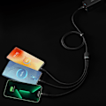 Pikkukuva 8 / 9: 3in1 USB - USB-C / iPhone Lightning / micro USB -kaapeli 1,2 m - musta