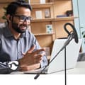 Miniatyrbild 2 av 9: PC headset | In-Ear | Mono | USB Type-A / USB Type-C™ | Vikbara Mikrofon | Grå / Svart