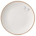 Beige keramisk desserttallrik 20 cm
