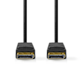 Miniatyrbillede 2 af 3: Displayport kabel | DisplayPort Han | DisplayPort Han | 8K@60Hz | Nikkelplateret | 1.00 m | Runde | PVC | Sort | Box