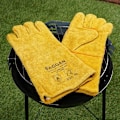 Miniatyrbild 2 av 6: Grillhandskar i läder - säkra och bekväma för grillning