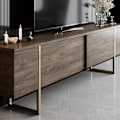 Miniatyrbillede 3 af 7: TV Stand Luxe - Valnød, Guld