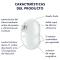 Miniatyrbillede 5 af 6: Satisfyer - Cutie Ghost Lay-On Vibrator Hvid