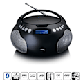 Miniatyrbillede 1 af 8: Bærbar radio CD/MP3 med USB og Bluetooth Sort
