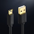Miniatyrbillede 2 af 9: USB til miniUSB adapterkabel 480 Mbps 2m sort
