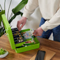 Miniatyrbillede 3 af 9: Kasseskuffe med kombination
