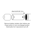 Miniatyrbillede 5 af 7: Rocks-Off - Vibrerende Bullet Ro-80Mm Midnight Metal