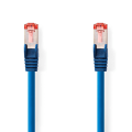 Pikkukuva 1 / 2: CAT6 Verkkokaapeli | RJ45 uros | RJ45 uros | S/FTP | 1.00 m | Pyöreä | LSZH | Sininen | Label