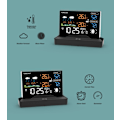 Miniatyrbild 4 av 5: Bakgrundsbelyst väderstation med LCD-display, trådlös, med utomhussensor, termometer, barometer, klocka