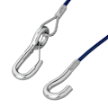 Miniatyrbillede 3 af 7: Breakaway kabel 1M med krog HD