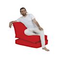 Pikkukuva 4 / 9: Garden Bean Bag Siesta Vuodesohvapussi - punainen