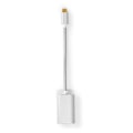 Miniatyrbillede 1 af 7: USB-C™ Adapter | USB 3.2 Gen 1 | USB-C™ Han | DisplayPort Hun / USB-C™ Hun | 4K@60Hz | Power delivery | 0.20 m | Runde | Guldplateret | Flettet / Nylo