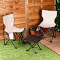 Miniatyrbillede 2 af 9: Campingstole med 3-elements bord