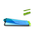 Miniatyrbillede 7 af 9: Glasfolie, hærdet glas til skærm med ramme Samsung Galaxy S21+ 5G 3D Edge Nano Flexi Glas sort