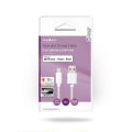 Pikkukuva 4 / 4: Lightning Kaapeli | USB 2.0 | Apple Lightning 8-Pin | USB-A Uros | 480 Mbps | Niklattu | 1.00 m | Pyöreä | PVC | Valkoinen | Laatikko