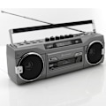 Pikkukuva 7 / 7: Kasettiradio Stereo Bluetooth SRR80TI Hopea