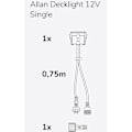 Pikkukuva 5 / 5: Allan Decklight 1 kpl 12V 3000K 10lm IP67