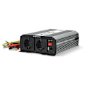 Miniatyrbild 1 av 9: Växelriktare med modifierad sinusvåg | Inspänning: 24 V DC | Enhetens utgångsanslutning: Type F (CEE 7/3) / USB-A | 230 V AC 50 Hz | 1000 W | Toppeffe
