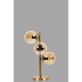 Miniatyrbillede 3 af 4: Bordlampe Simay 3 Lü Eskitme Bal Camlı Masa Lambası