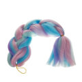 Miniatyrbillede 3 af 9: Syntetisk hår ombre blue/fiol Soulima 21366