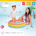 Miniatyrbild 4 av 5: Uppblåsbar duschkar 3 färger 86 x 25 cm INTEX 58924